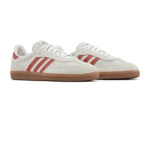 2024 Adidas Samba OG “Crystal whitePreloved Red” Male - 6.5 Women -7.5